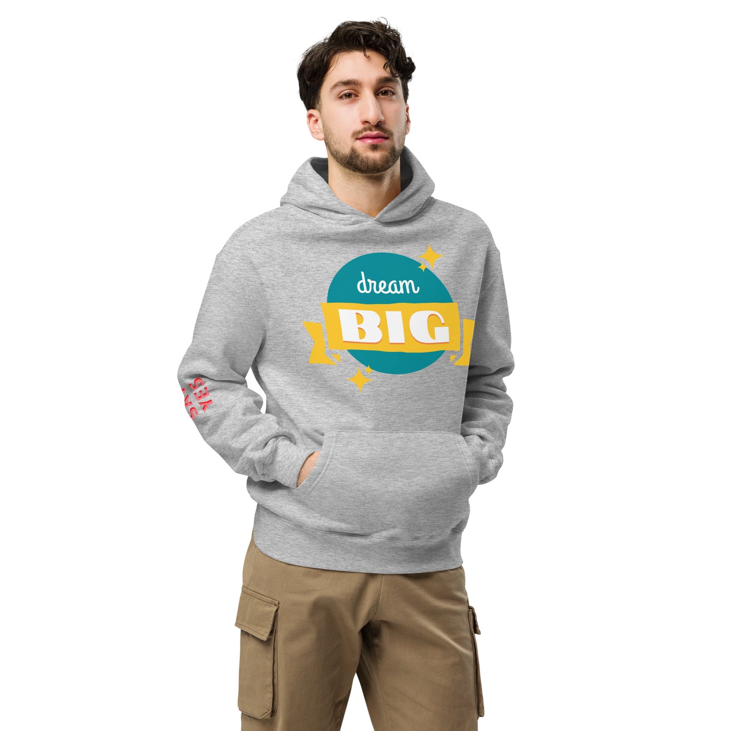 Dream Big Unisex oversized hoodie Street Gods Edition