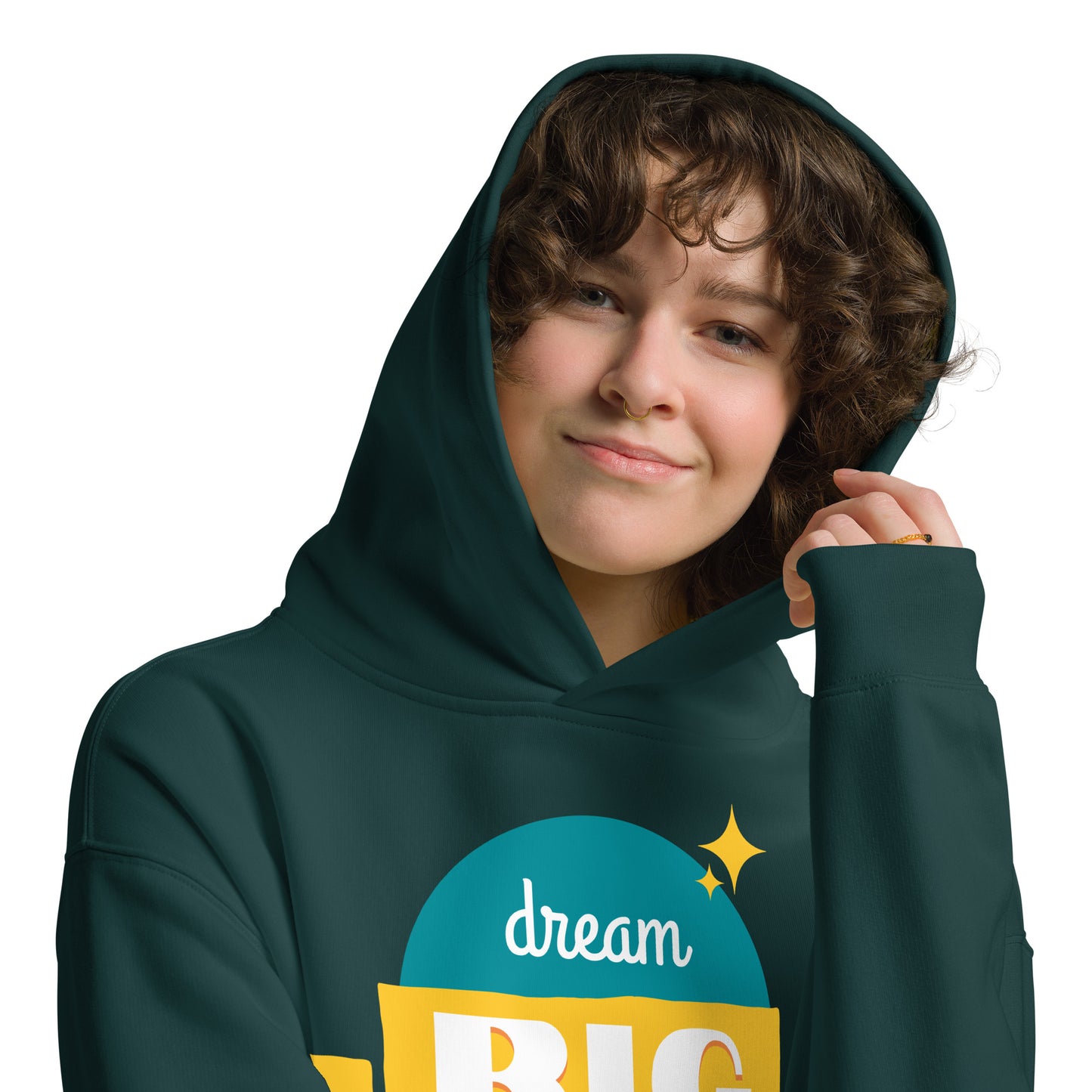 Dream Big Unisex oversized hoodie Street Gods Edition