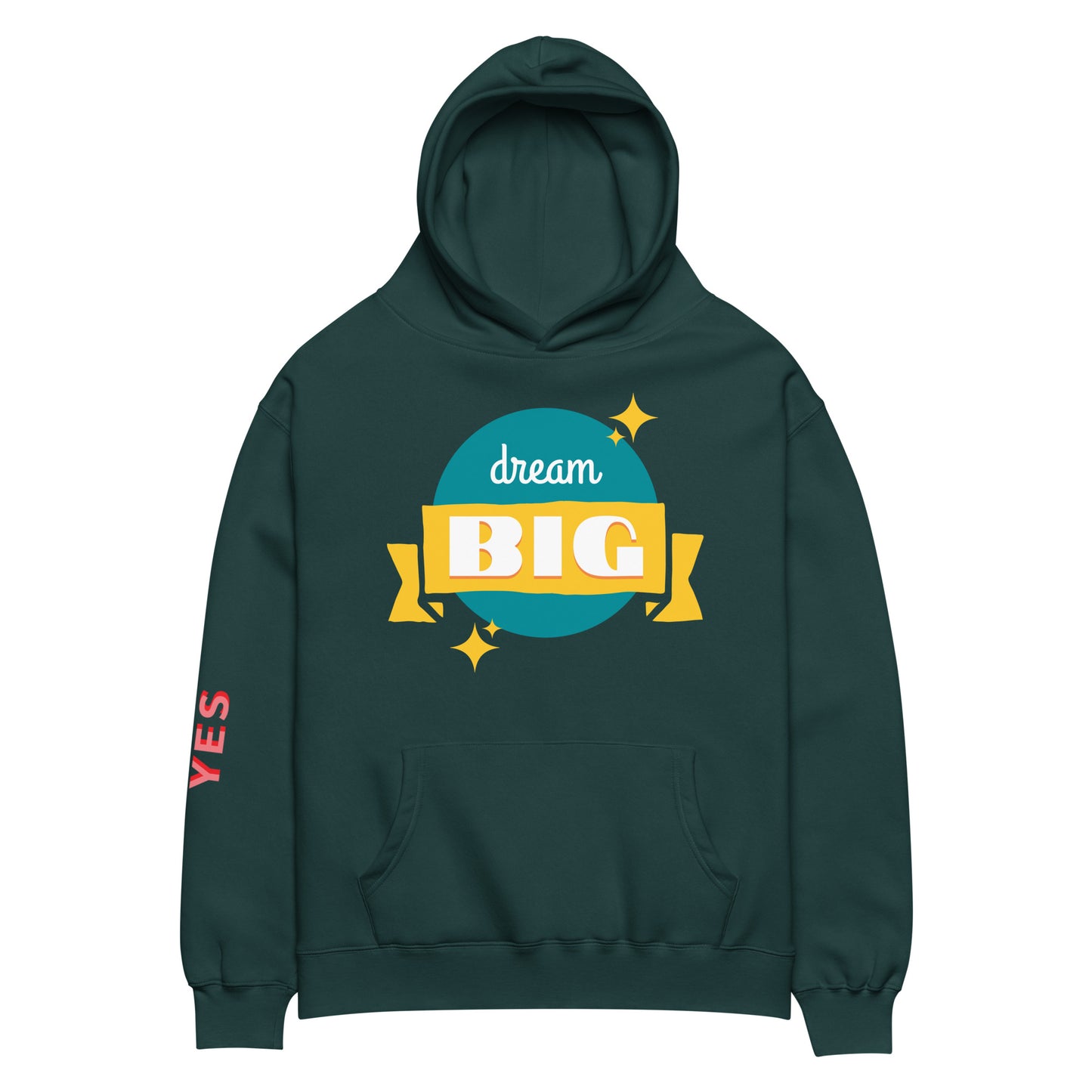 Dream Big Unisex oversized hoodie Street Gods Edition