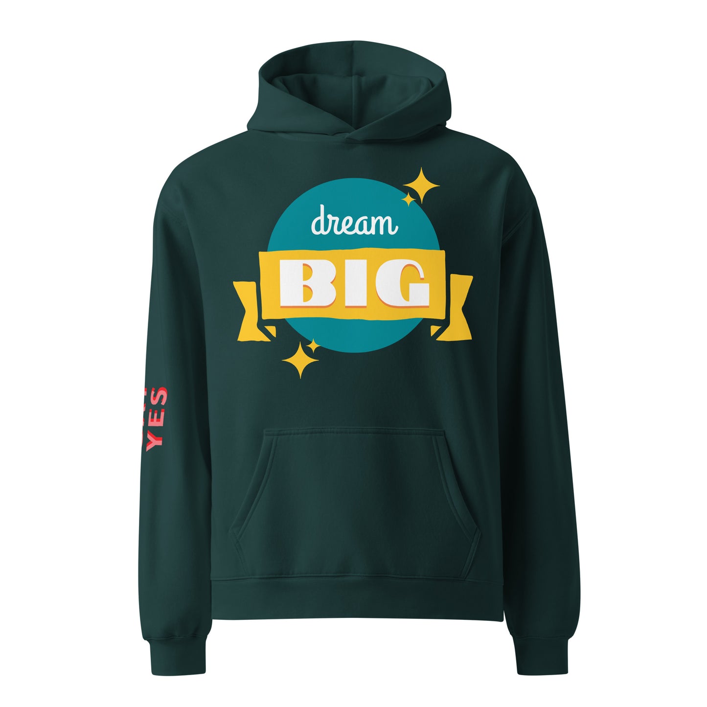 Dream Big Unisex oversized hoodie Street Gods Edition